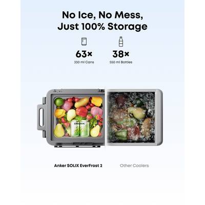 Anker SOLIX EverFrost 2 Akku-Kühlbox EEK: B (A - G) 40 l -20°C bis 20 °C-13