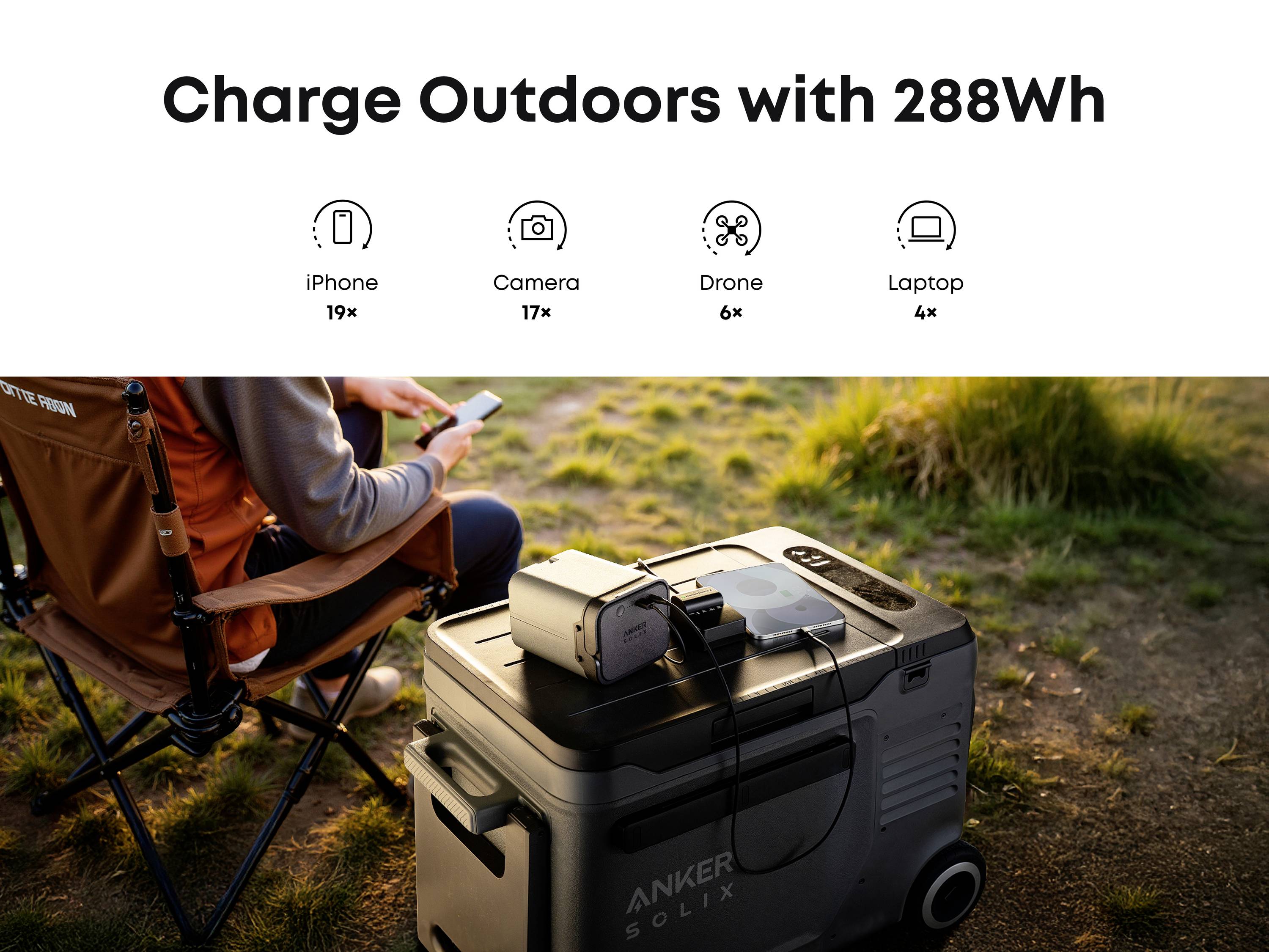 Anker SOLIX EverFrost 2 Akku-Kühlbox EEK: B (A - G) 40 l -20°C bis 20 °C-31