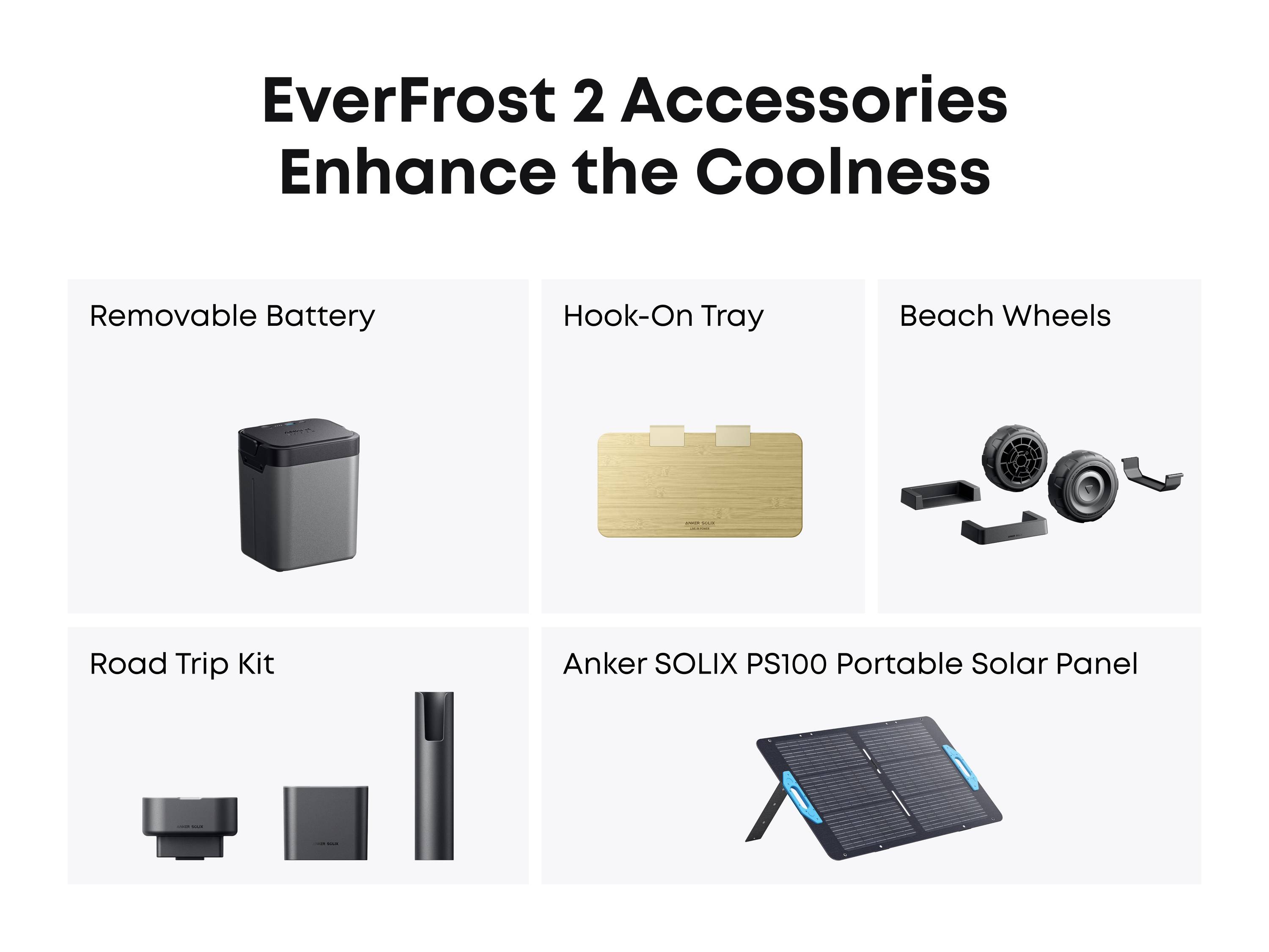 Anker SOLIX EverFrost 2 Akku-Kühlbox EEK: B (A - G) 40 l -20°C bis 20 °C-38