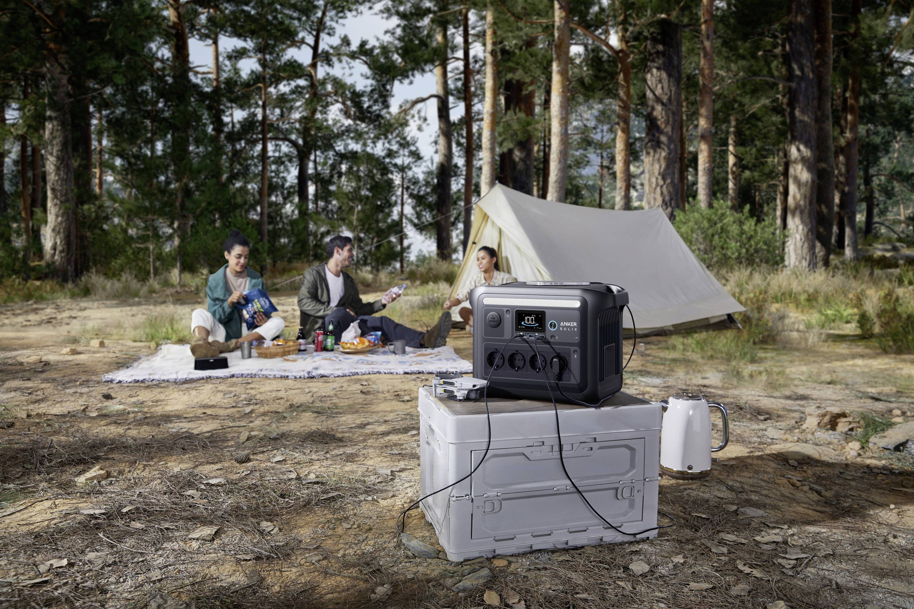 Anker SOLIX C1000X Powerstation Lithiumeisenphosphat Outdoor-32