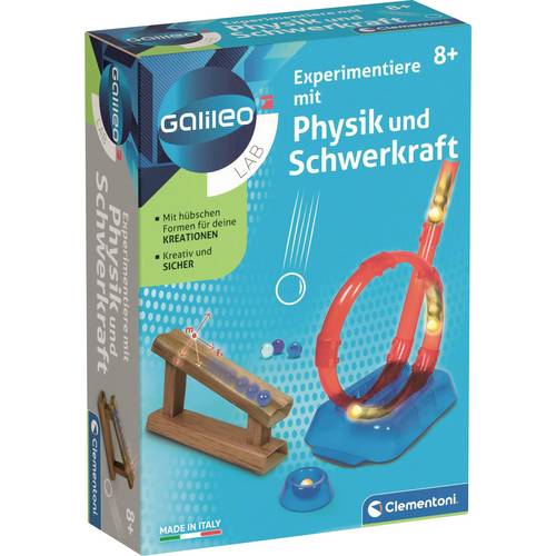 Clementoni 59382 Experimentiere mit Physik und Schwerkraft Experimentier-Set