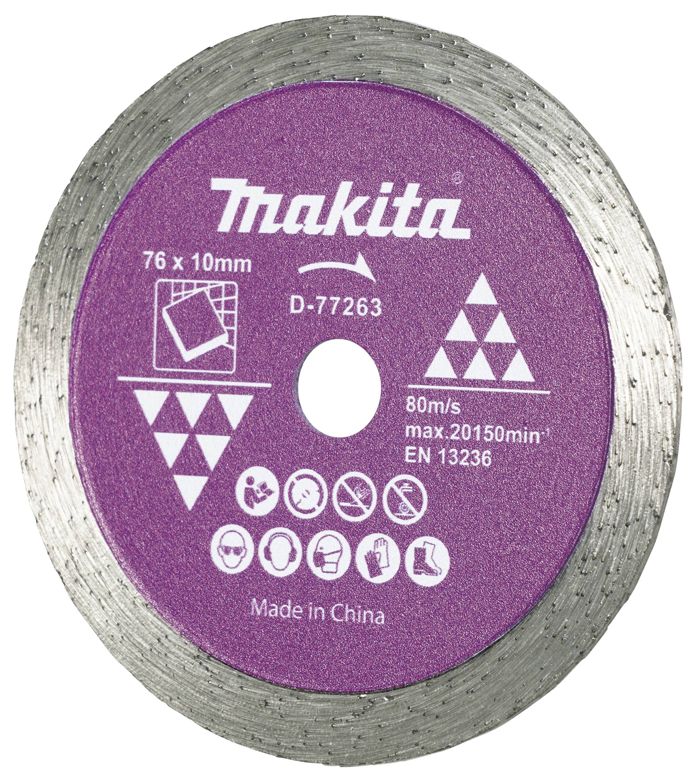 Makita D-77263 D-77263 Diamanttrennscheibe 76 mm 1 St. Keramik-1