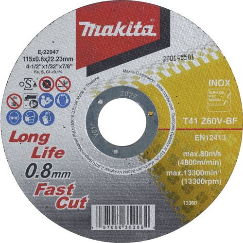 Makita E-22947-12 Trennscheiben-Set 115 mm 12 St.