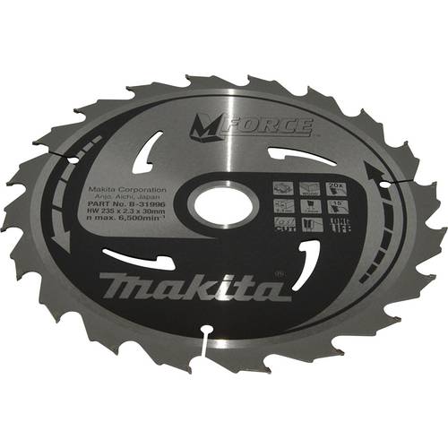 Makita Makita M-Force - Kreissägeblatt - für Holz - 235 mm B-31996 Kreissägeblatt 1 St.