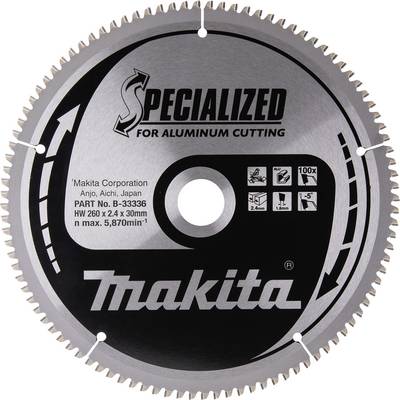 Makita B-33336 B-33336 Kreissägeblatt 260 x 30 x 2.4 mm Zähneanzahl: 100 1 St.-0