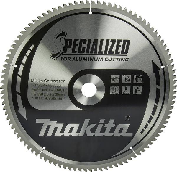Makita  B-33401 Kreissägeblatt 350 x 30 mm Zähneanzahl: 100 1 St.