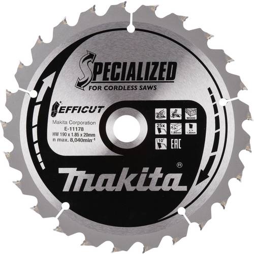 Makita EFFICUT Sägeb.190x20x25Z E-11178 Makita E-11178
