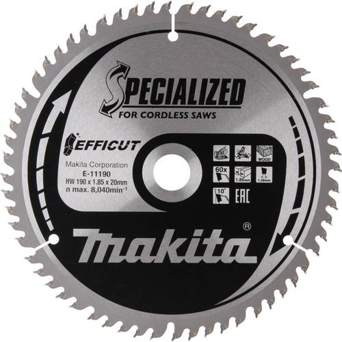 Makita EFFICUT Sägeb.190x20x60Z E-11190 Makita E-11190