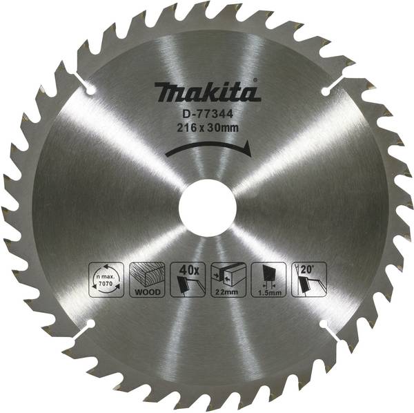 Makita TCT Sägeblatt 216x2,2x30mm 40Z D-77344 Makita D-77344
