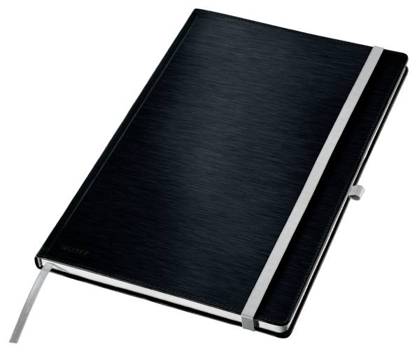 Leitz 44751094 Notizbuch liniert Satin Schwarz 80 Blatt DIN A4-0