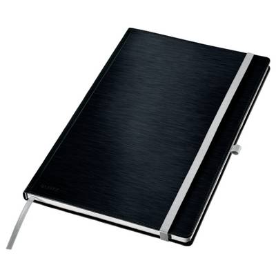 Leitz 44751094 Notizbuch liniert Satin Schwarz 80 Blatt DIN A4-0