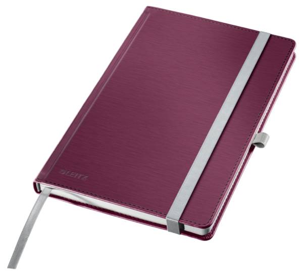 Leitz  44851028 Notizbuch liniert Granat Rot 80 DIN A5