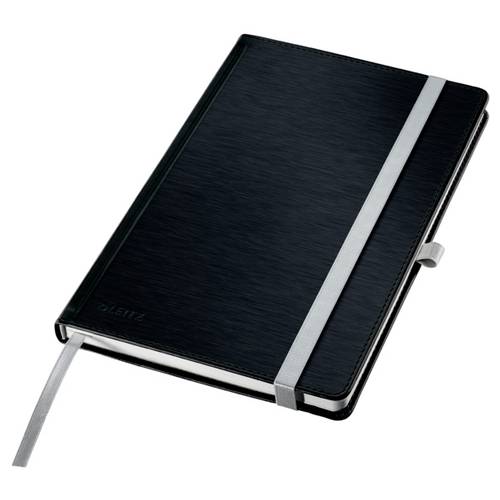 Leitz 44861094 Notizbuch kariert Satin Schwarz Anzahl der Blätter: 80 DIN A5