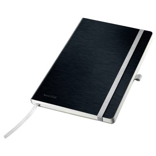 Leitz 44531094 Notizbuch blanko Satin Schwarz Anzahl der Blätter: 80 DIN A5
