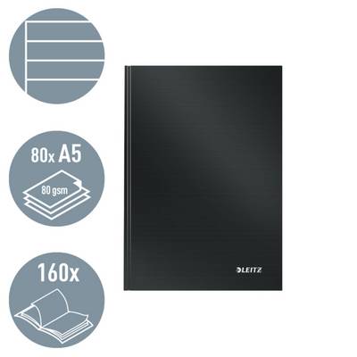 Leitz 46670095 Notizbuch liniert Schwarz 80 Blatt DIN A5-2