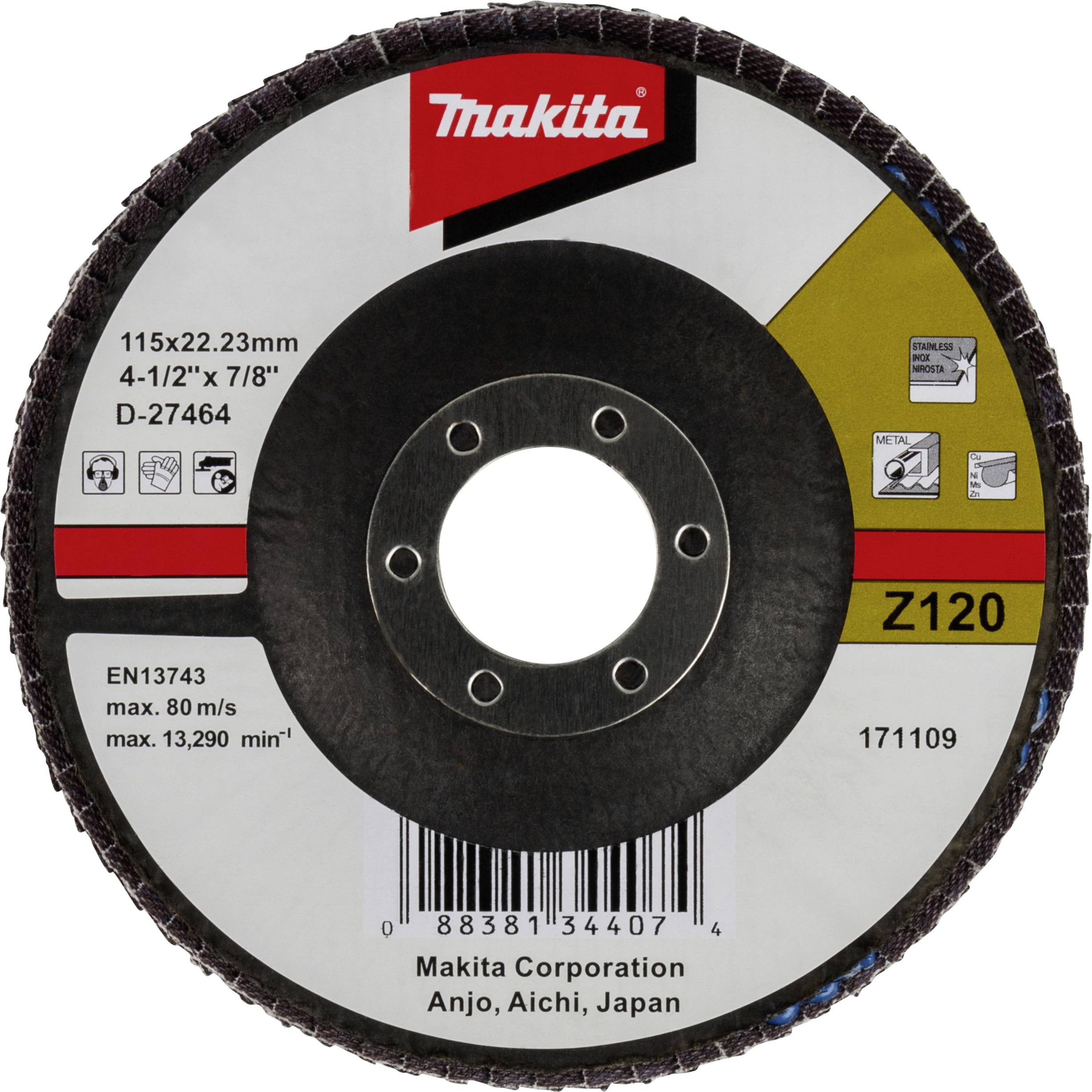 Makita D-27464 Fächerschleifscheibe 1 St.