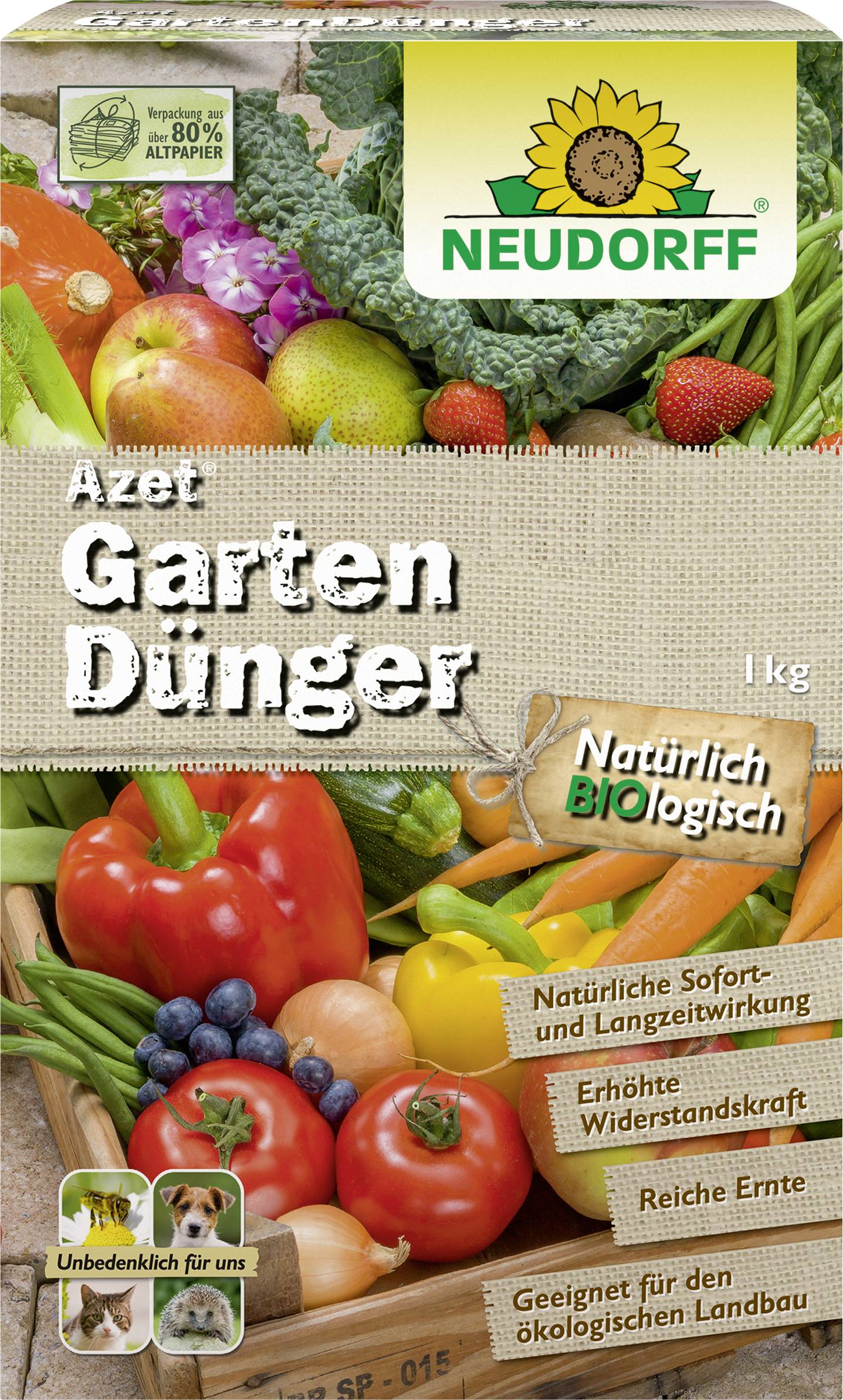 Neudorff 00130 Azet Gartendünger 1 kg