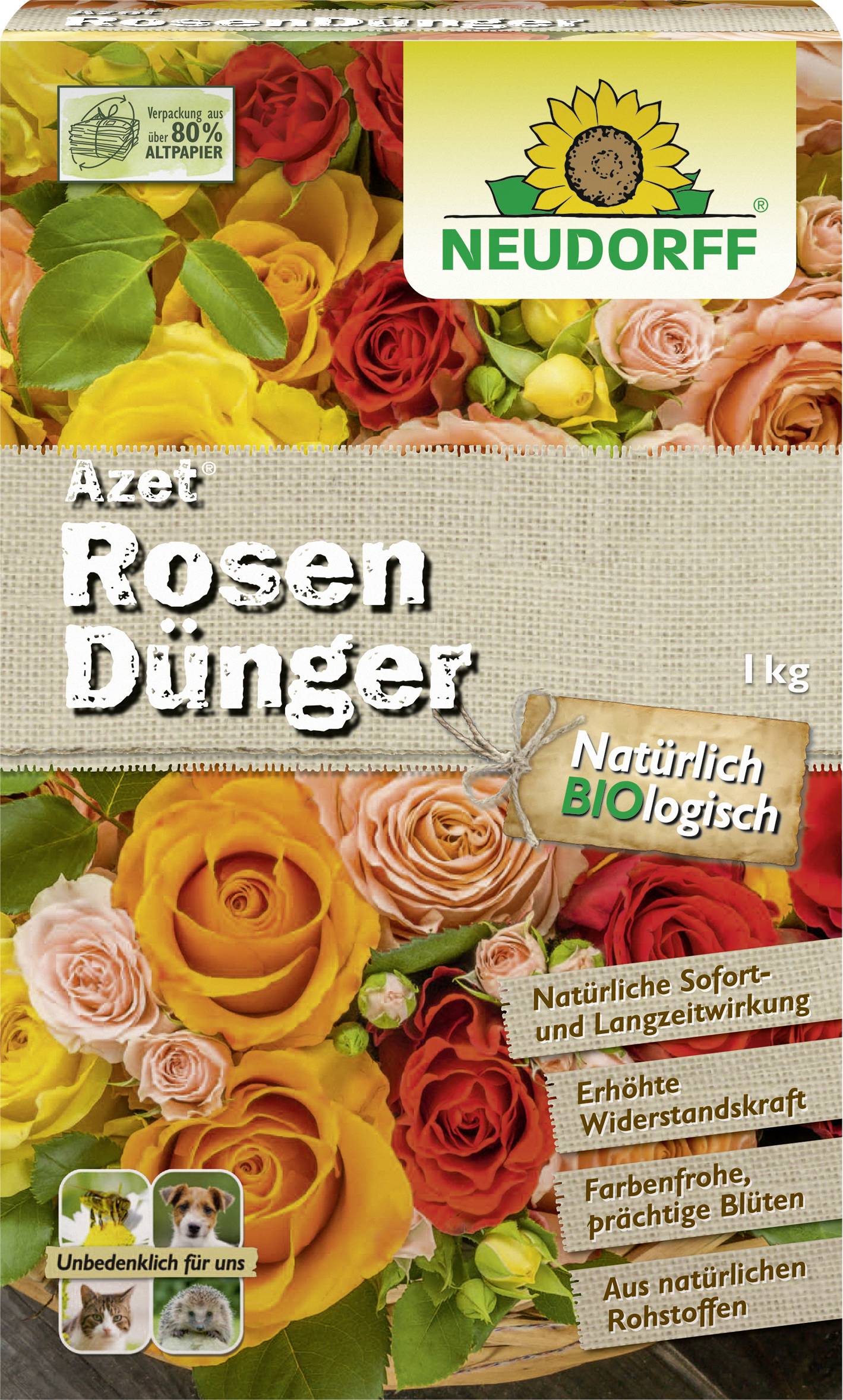 Neudorff 00163 Azet Rosendünger 1 kg