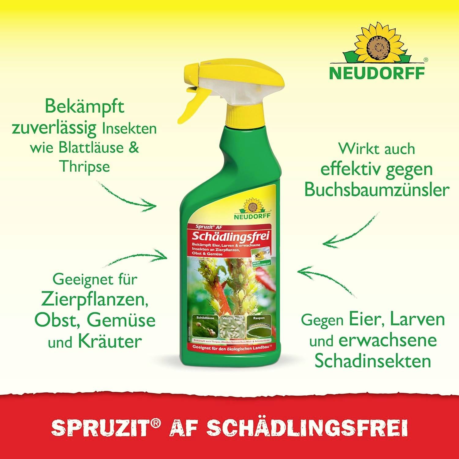 Neudorff 00457 Spruzit AF Schädlingsfrei 500 ml-1