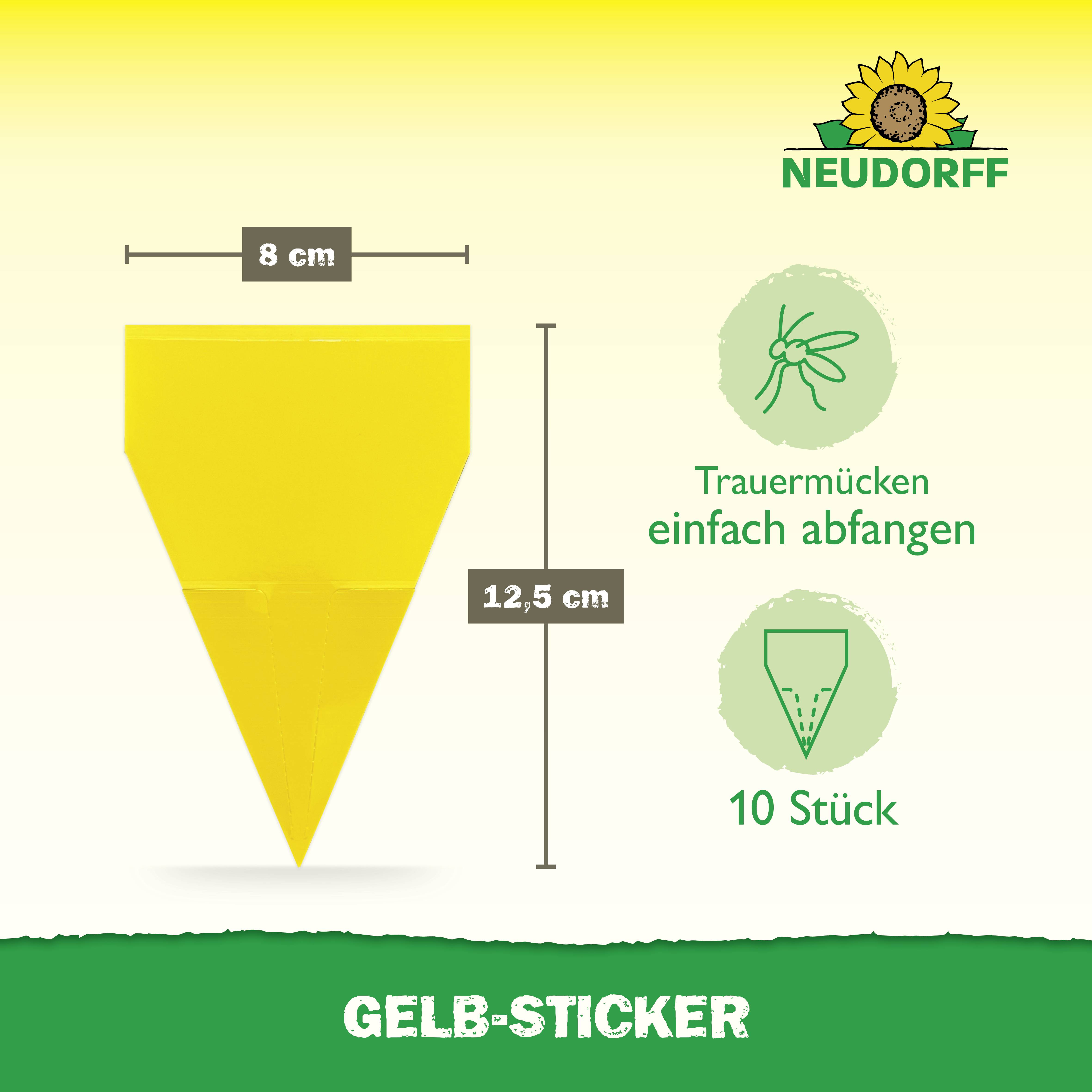 Neudorff 00318 Gelb-Sticker 10 St.-2