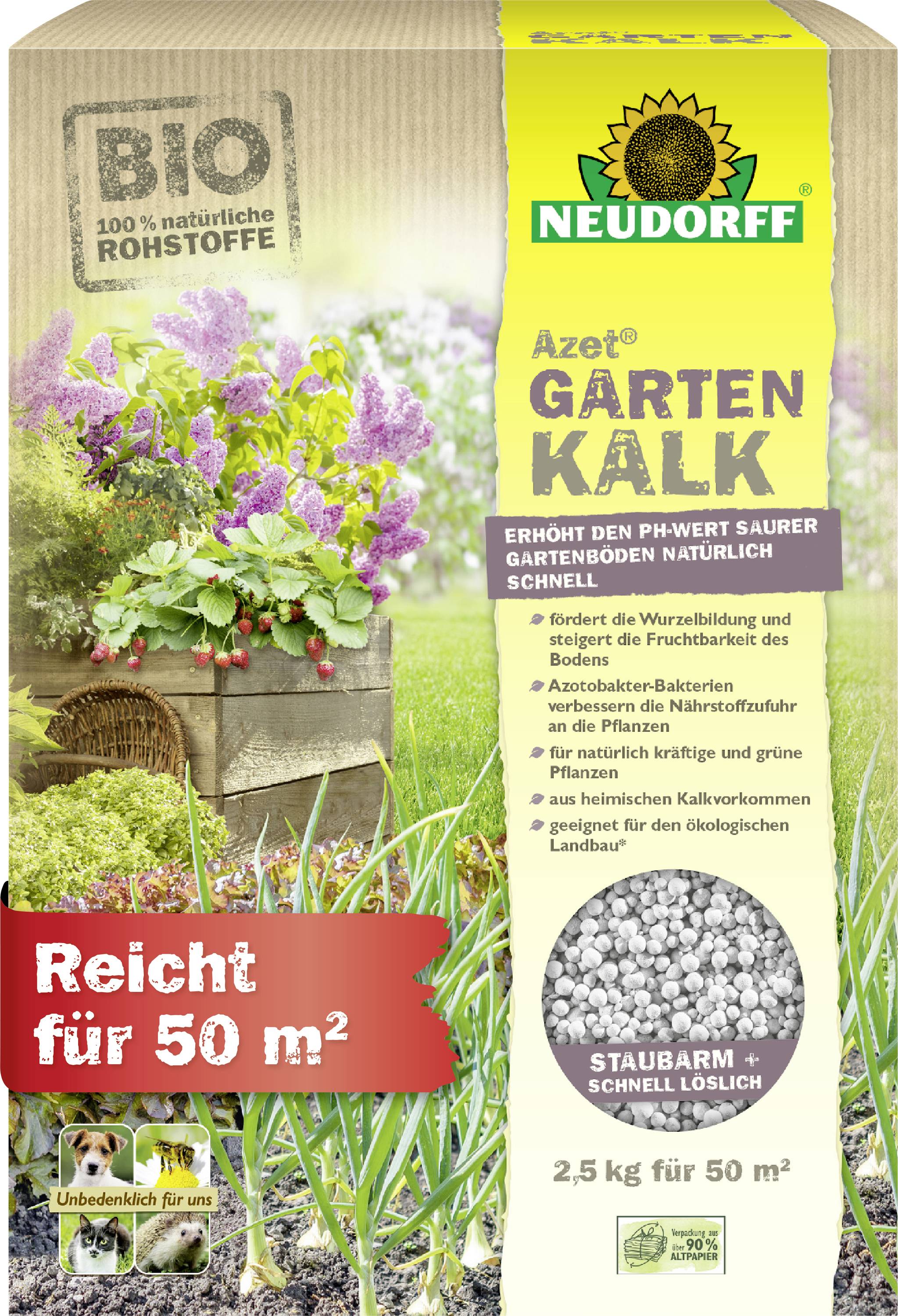 Neudorff 01321 Azet Gartenkalk 2.5 kg