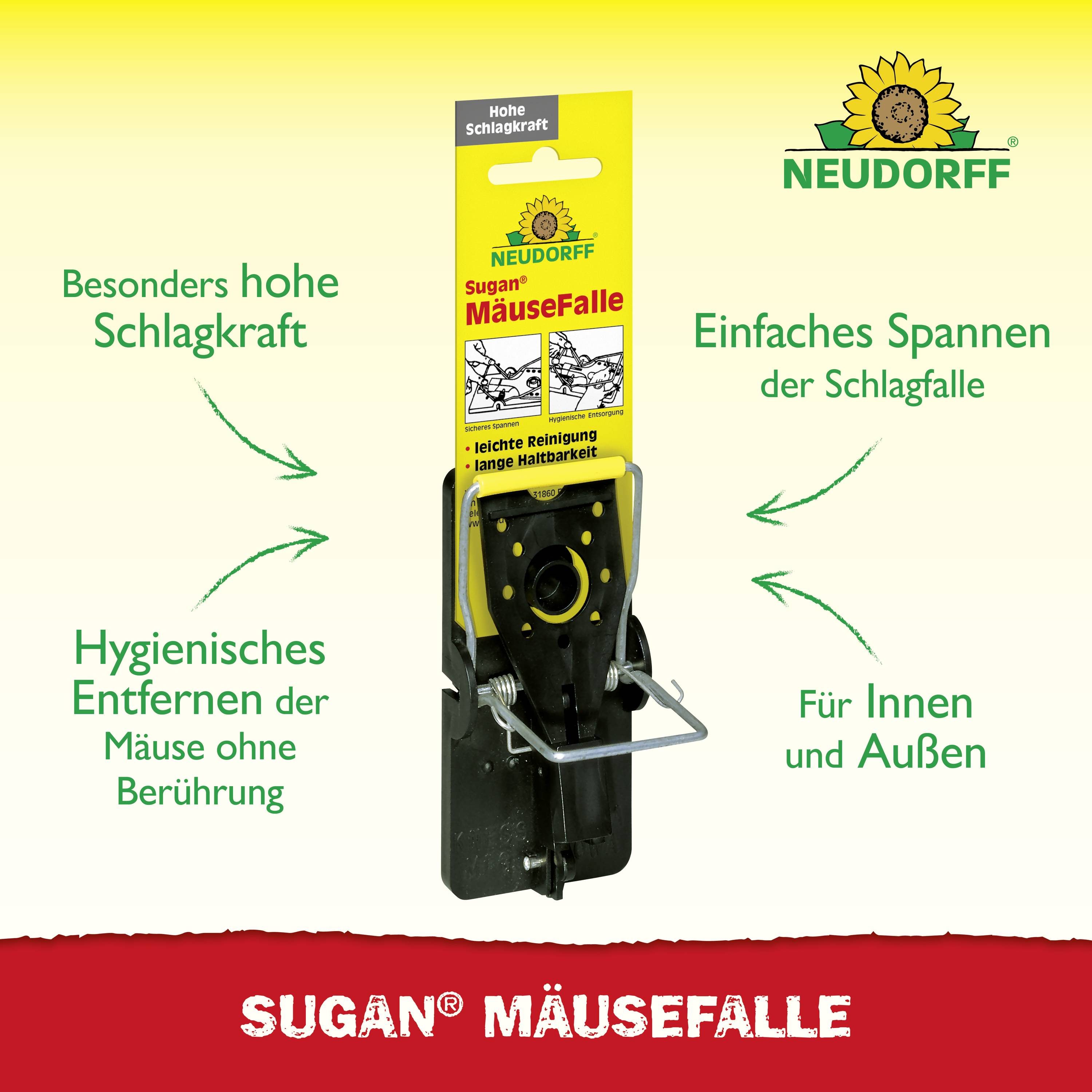 Neudorff Sugan Mausefalle Funktionsart Lockstoff 1 St.-2