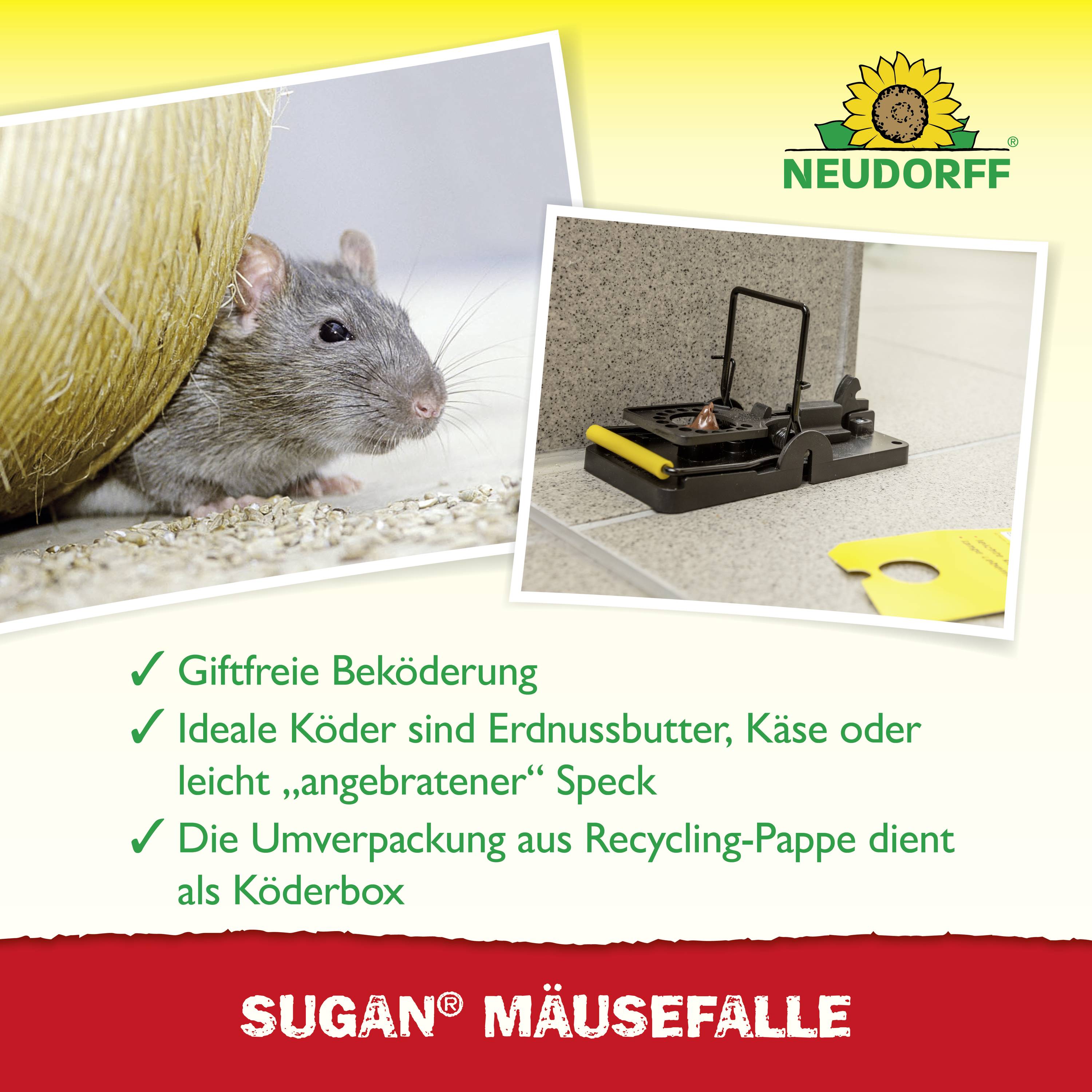 Neudorff Sugan Mausefalle Funktionsart Lockstoff 1 St.-4