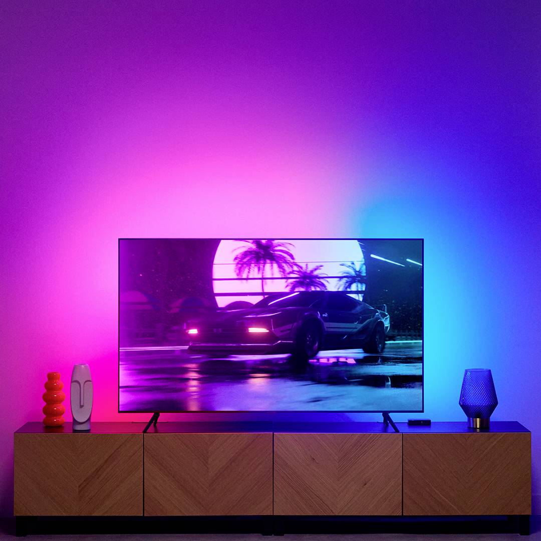 WiZ Sync box starter kit 55"-65" EU 8720169078604 LED-Streifen-Set 240 V 260 cm RGB 1 St.-3
