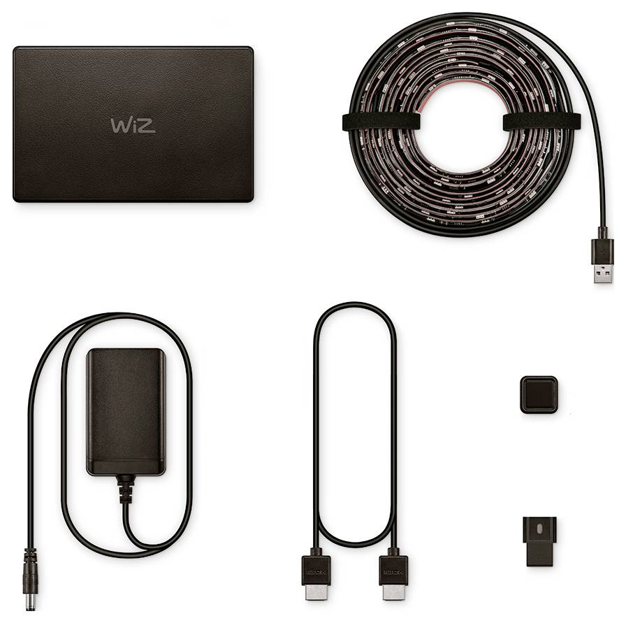 WiZ Sync box starter kit 55"-65" EU 8720169078604 LED-Streifen-Set 240 V 260 cm RGB 1 St.-1
