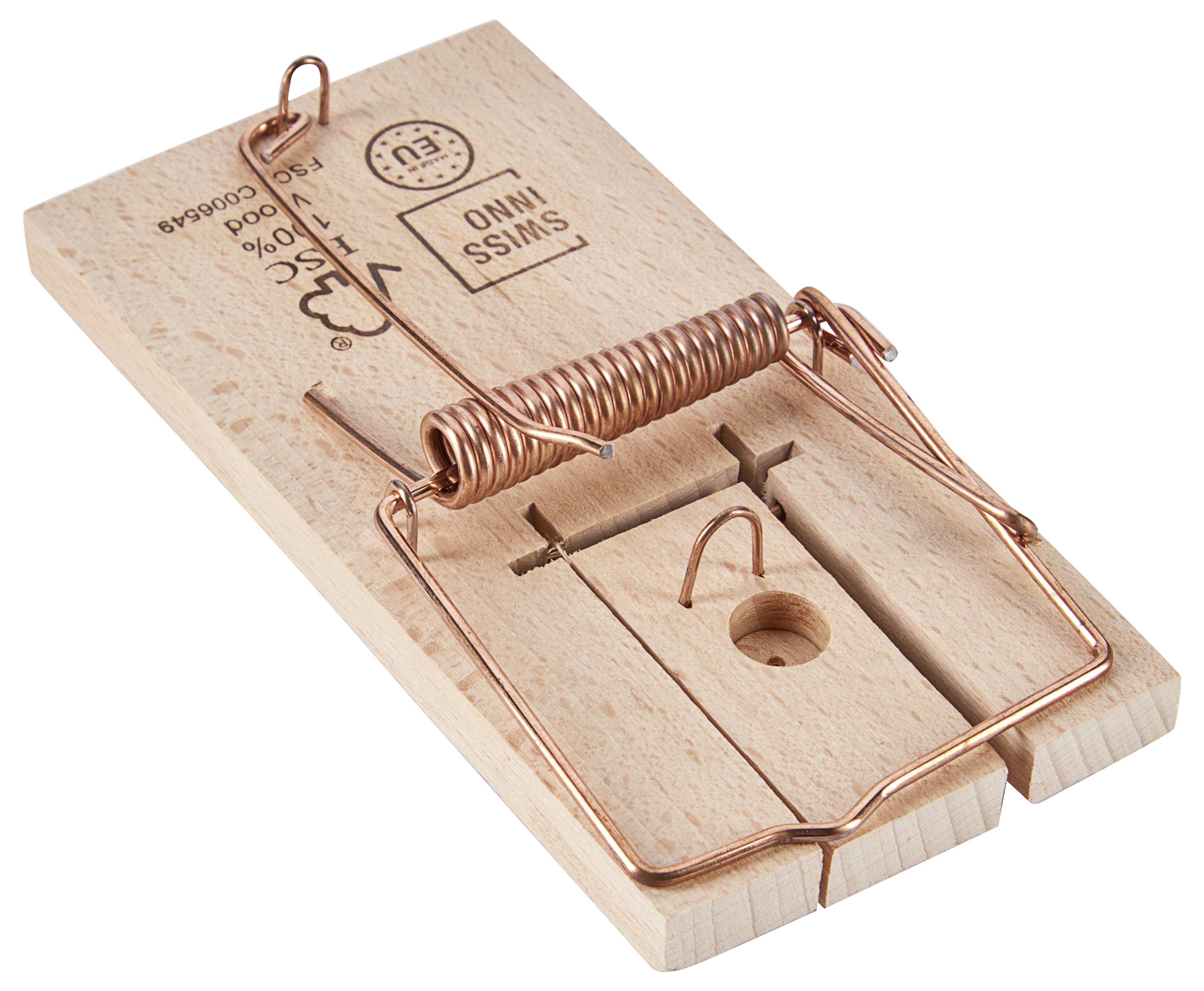 Swissinno Holz-Classic, 2er Pack Mausefalle 2 St.-2