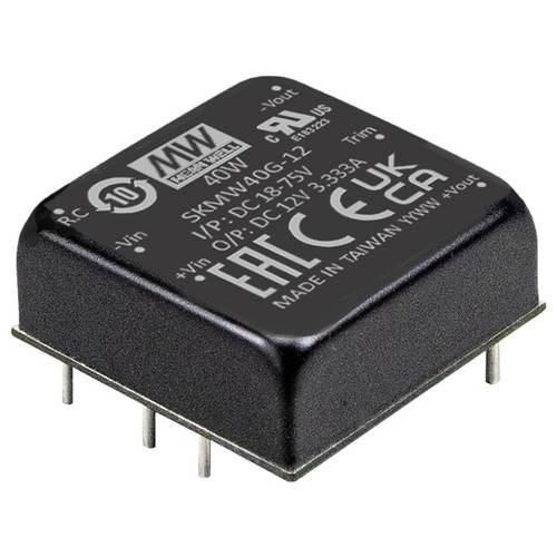 MEAN WELL SKMW40F-24 DC/DC-Wandler 40 W Anzahl Ausgänge: 1 x Inhalt 1 St.