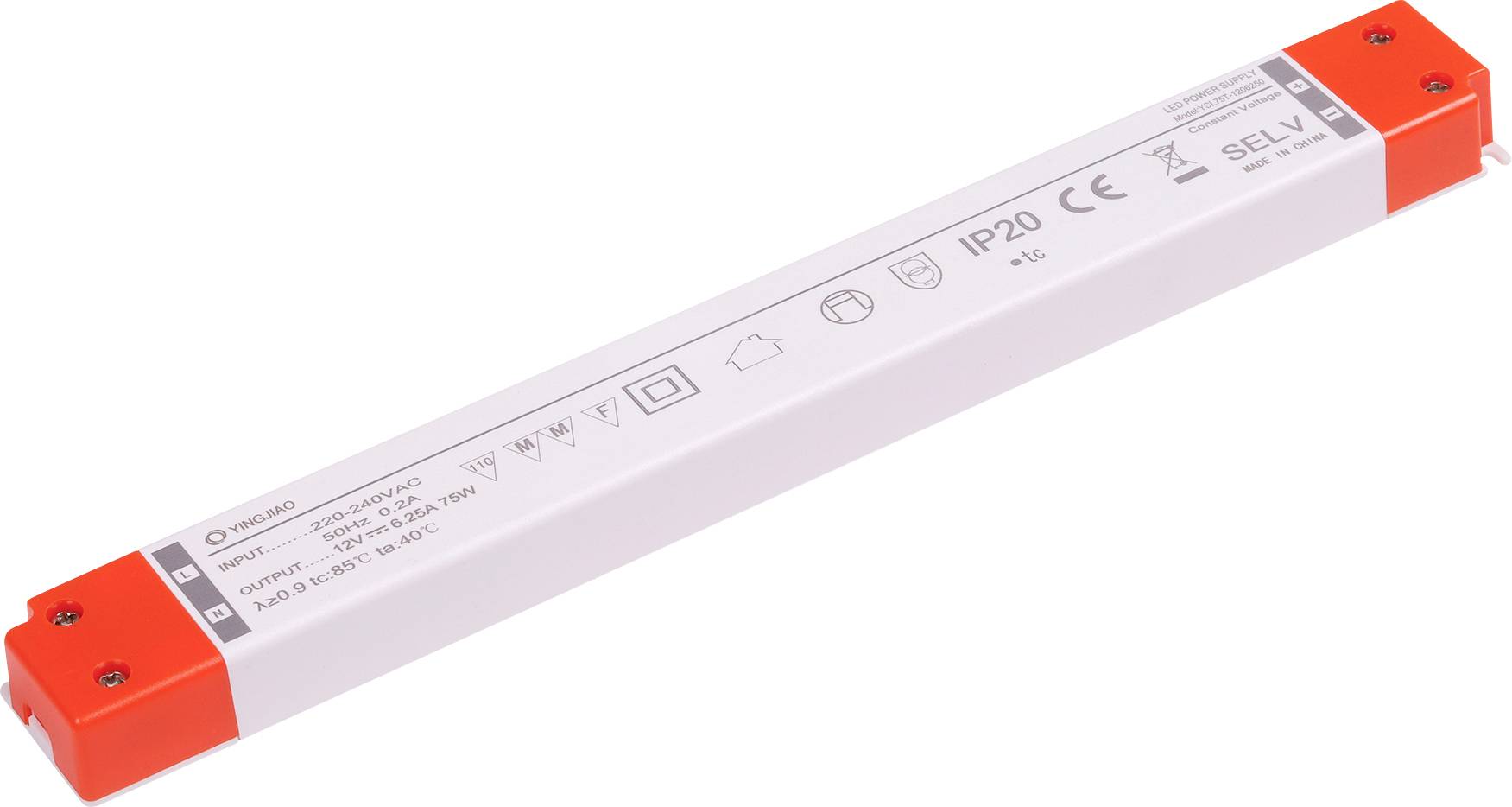 YingJiao LED-Treiber 75 W 6.25 A 12 V 1 St.