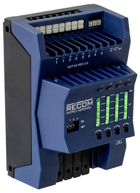 RECOM RACPRO1-4SP/24V/5A Elektronischer Schutzschalter 1 St.