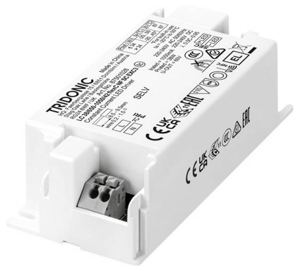 Tridonic LC 38W 650–1050mA flexC NFC SC EXC3 LED-Treiber Konstantstrom 36 W 1.05 A 7.5 - 42 V einstellbar 1 St.