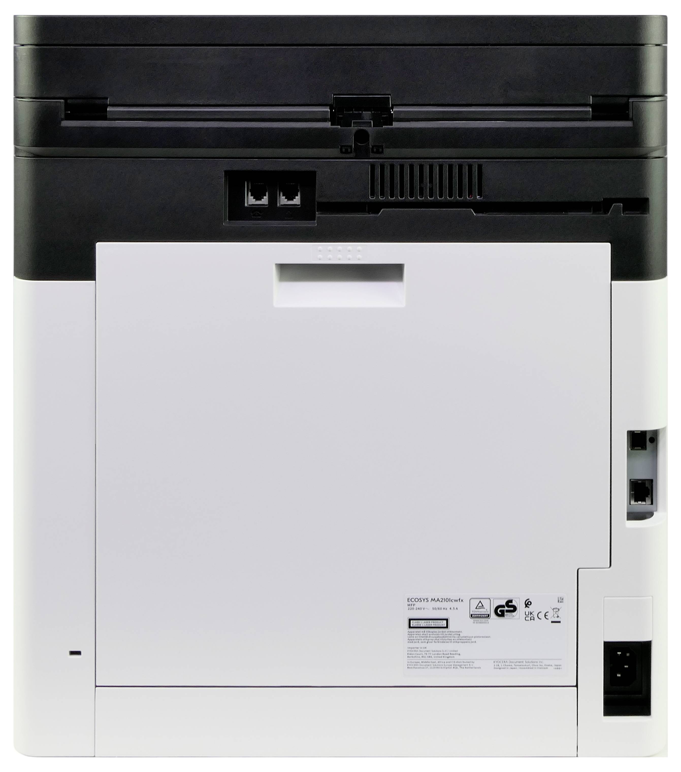 Kyocera ECOSYS MA 2101 cwfx Plus Multifunktionsdrucker Laser Farbe A4 Drucker, Scanner, Kopierer, Fax LAN, WLAN, USB, Du-7