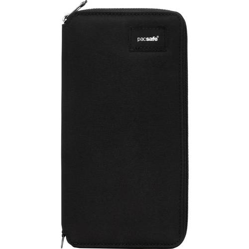 Pacsafe Portemonnaie RFIDsafe Travel Wallet (B x H x T) 11.5 x 22.5 x 2 cm Schwarz 11055100