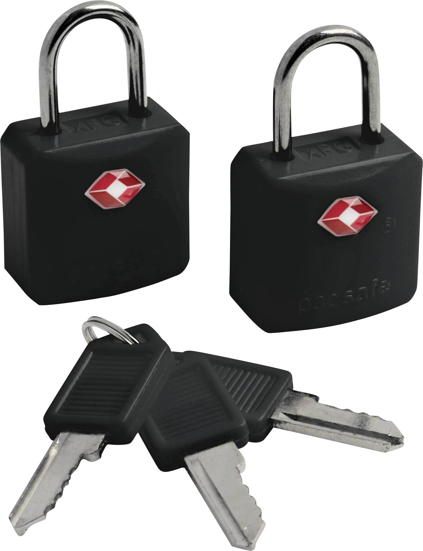 Pacsafe 10210100 Vorhängeschloss 2.5 cm Schwarz