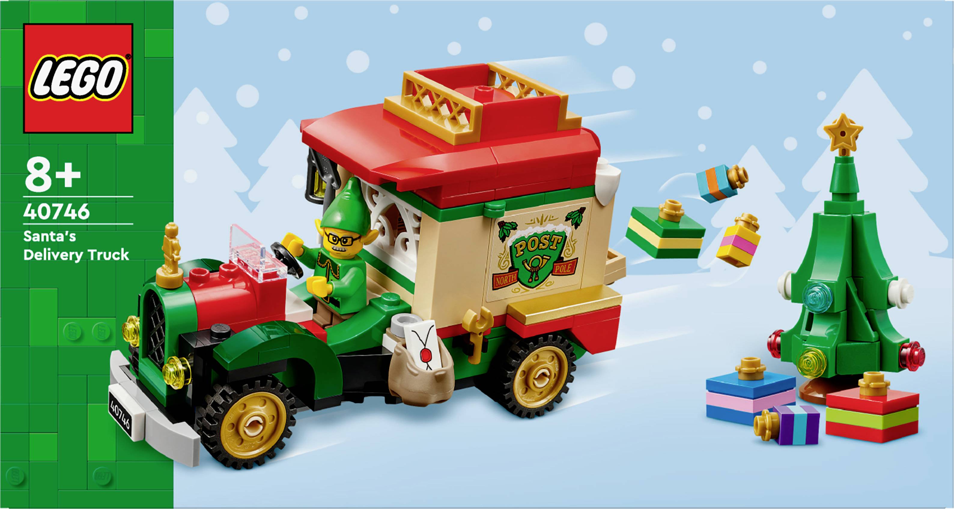 LEGO® ICONS™ 40746 Lieferwagen des Weihnachtsmanns