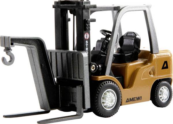 Amewi 22715 AMEWI - Gabelstapler Mini 1 64 RtR LiPo 200mAH 6+ 1:64 Elektro RC Funktionsmodell RtR