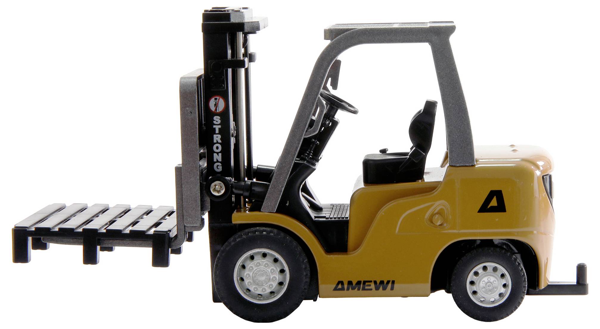 Amewi 22715 AMEWI - Gabelstapler Mini 1 64 RtR LiPo 200mAH 6+ 1:64 Elektro RC Funktionsmodell RtR-1