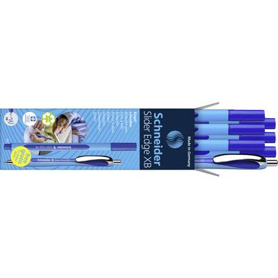 Schneider Schreibgeräte 6x Slider Edge XB + 1x Slider Rave XB blau 152257 Kugelschreiber Schreibfarbe: Blau 7 St.-0