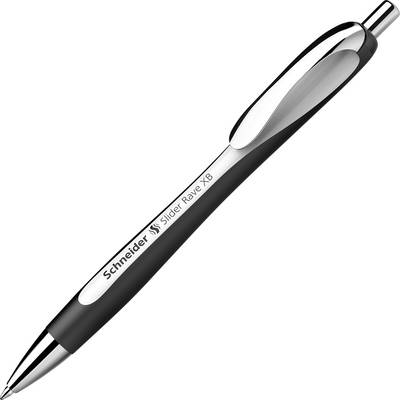 Schneider Schreibgeräte Slider Rave weiß-schwarz Mine XB blau 132549 Kugelschreiber 0.7 mm Schreibfarbe: Blau 1 St.-0