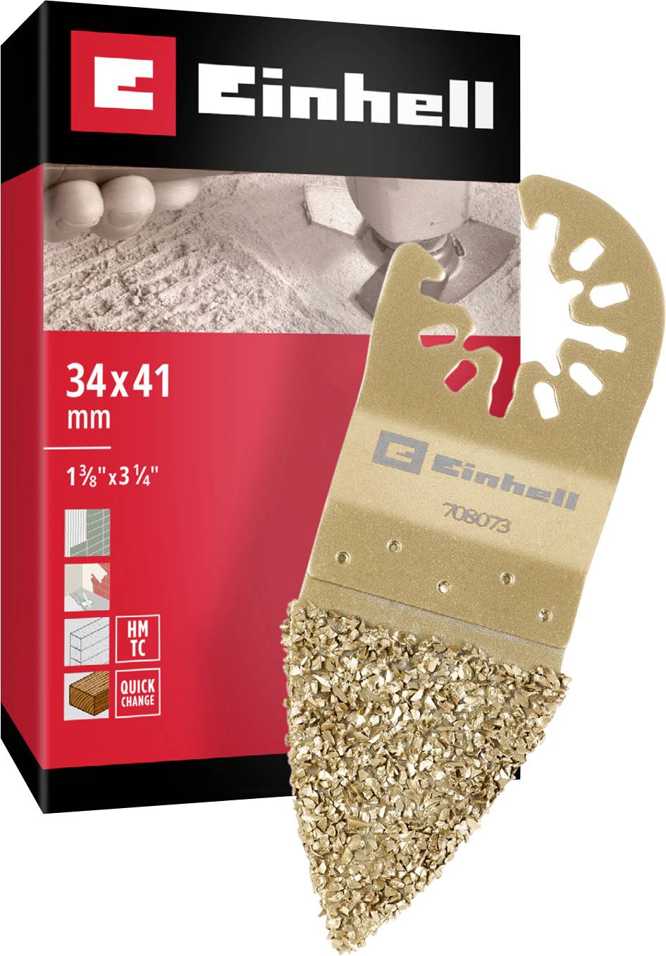 Einhell 708073 Fingerraspel HM, 34mm Chroom-vanadium staal, HCS Rasp 34 mm 1 stuk(s)