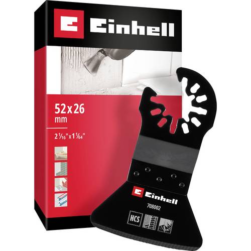 Thumbnail - Einhell 708002 Schaber HCS, Starr 52mm Chrom-Vanadium Stahl, HCS Schaber 52 mm 1 St.