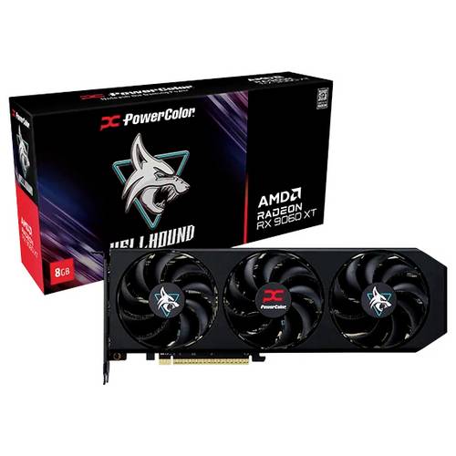Powercolor Grafikkarte AMD Radeon RX 9060 XT Radeon RX 9060 XT 16 GB