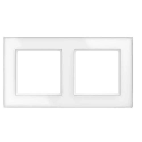 Homematic IP Funk Rahmen IP Glasrahmen – 2-fach
