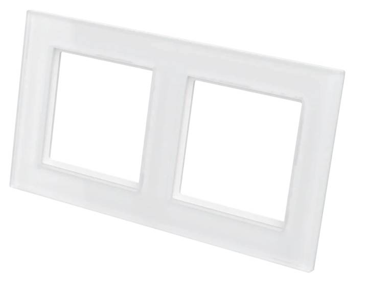 Homematic IP Funk Rahmen IP Glasrahmen – 2-fach-1