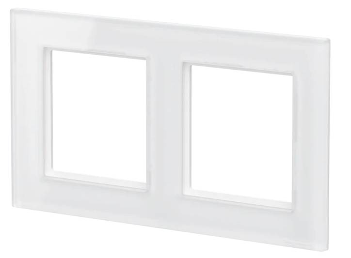 Homematic IP Funk Rahmen IP Glasrahmen – 2-fach-2