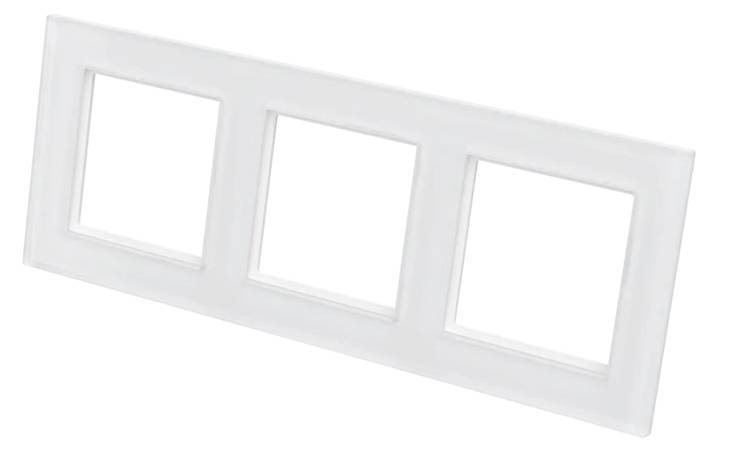 Homematic IP Rahmen IP Glasrahmen – 3-fach-1