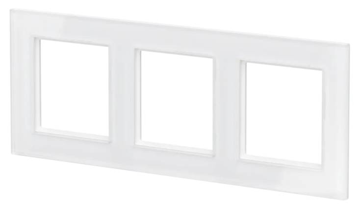 Homematic IP Rahmen IP Glasrahmen – 3-fach-3